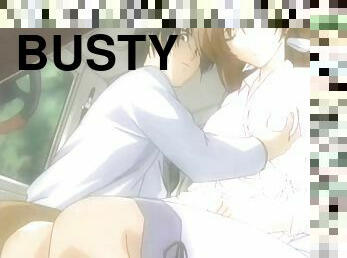 Busty anime fuck babe gets fucked hard