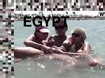 Zuzka, Vladik And Lexxis In Egypt Porn With Hot Bikini Girls: Day 4 - Girl On Girl Sex On The Beach