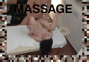 Squirting from massage and sex with a masseur