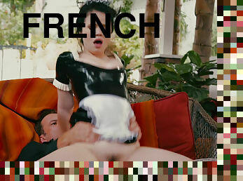 French maid Yhivi is also a sex slave