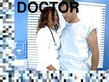 Doctor Tory Lane gets eaten & rough fucked by patient