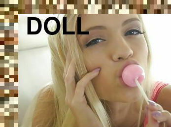 Lollipop doll Alex Grey with perfect butt gets fucked