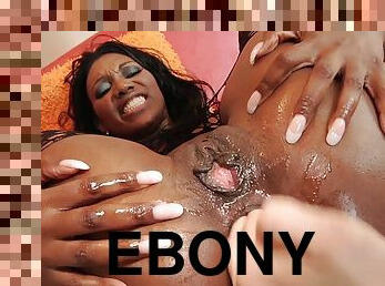 Ebony Busty Milf Loves White Boys