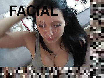 Huge Teen Facial