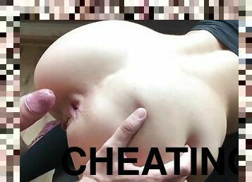 Cheating TEEN gets HARD ANAL GAPE & CREAMPIE