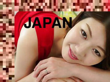 Nerdy Japanese teen received few cum shots after threesome sex