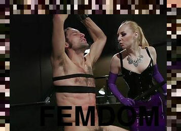 strapon, udløsning, legetøj, spiller, bdsm, slave, dildo, fetish, latex, bondage