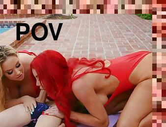 Nicolette Shea And Savannah Bond In Big Tits Save Lives