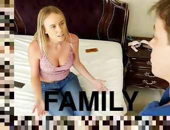 Sweet babysitter Alexis Adams enjoys intense pussy pounding