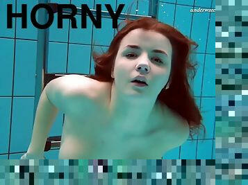 Underwater siren Vesta horny teen