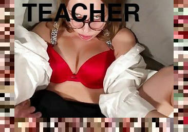 Very bad teacher - Californiababe loves cum on her face