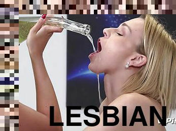 Julia Parker & Rebeca - Filling It Up Lesbian Porn