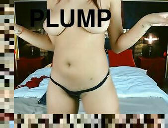 Horny plump mom webcam solo video
