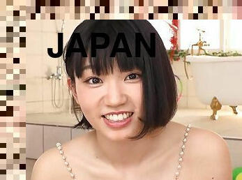 Lustful Japanese teen massage thrilling sex video