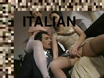 Lustful tarts exciting Italian porn scene