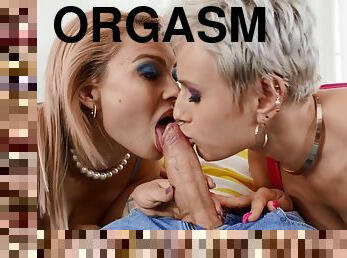 Dominno & Angel Wicky in orgasmic threesome