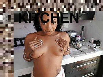 Cali Caliente fucks as wild in the kitchen