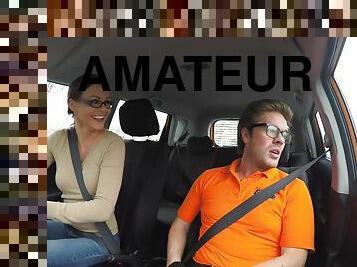 Horny Learner Needs Big Penis To Relax Fake Driving School