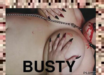 Busty fatty Vampire Bunny De La Cruz fucked in BDSM fetish video