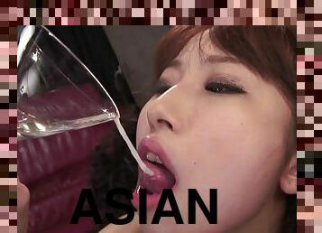 Glamorous Idol Yui Misaki drinks my sperm
