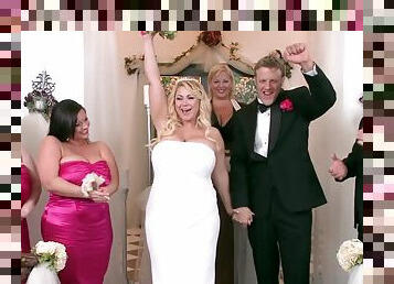 Samantha 38G - My Big Plump Wedding: Part 4 - blonde bride with monster boobs
