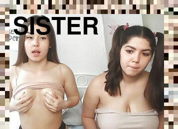 2 sisters almost get caught by parents - babe