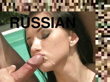 Russian Porn Star Gets Her First Two Monstrous Dicks