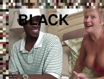 BIG BLACK COCK For Granny Gilf Tracy