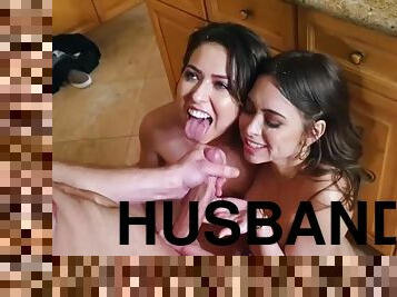 Melissa Moore and Riley Reid swap husbands in a hot foursome