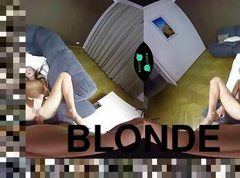 Vr petite blonde anal sex