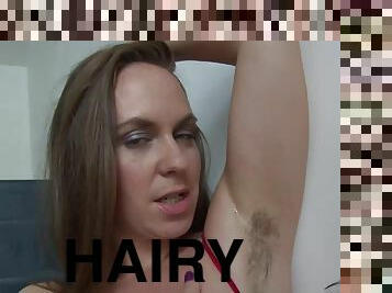 Hairy MILF Eden Shows Her Armpits