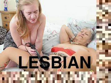Lesbian Housewife Mating with Electric Toys