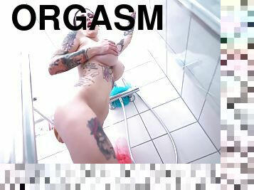 Dildo Fick Unter Der Dusche Bis Zum Orgasmus Von Mega Titten Teen Deutsch