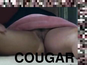 my cougar caught with her secret masseur - Spy cams
