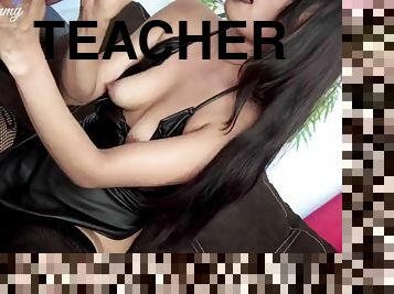 Make my teacher cum in my tight ass and taste my own delicious ass caramel 3