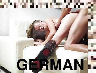 German rider gets nailed in her riding boots