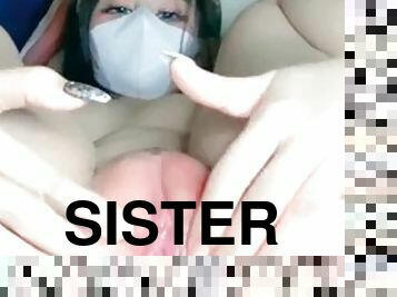 Pink pigtail sister masturbating very high. Full video: https:link1s.comzsb1fqp