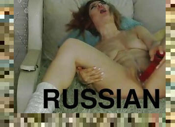 Russian lady in bliss squirting compilation fan made