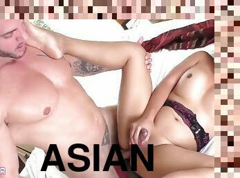 TSFactor - Asian trans babe loves getting her ass fucked