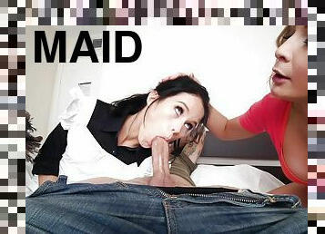 Share My BF - Maid Helps With Cock Cleaning 1 - Big Tits