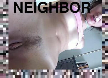 Cum Inside My Tiny Teen Neighbor - Big tits