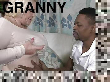 Granny Gets Anal Fucking From Big Black Cock - Pornstar