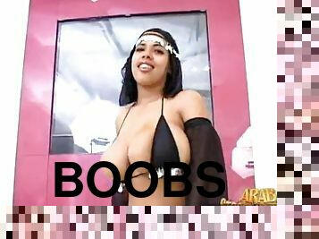 Big boobs arabian