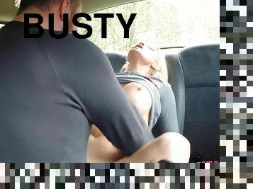 Lost Busty Cabbie Fucks Lucky Guy 1 - Sasha Steele