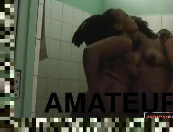 Ghetto Amateurs Takes Shower With Sista's Friend
