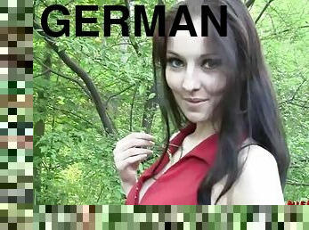 Innocent German teen Jessica fucked 2 times in the forest - BANG BOSS