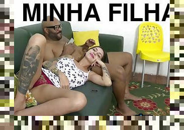 Minha filha loves to walk around the house with a calcinha minha Bianca Naldy E Melissa Lisboa