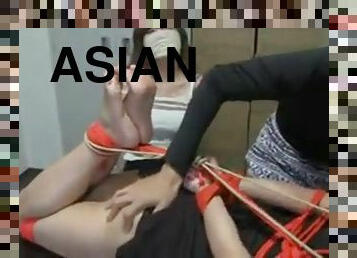 Two asian girls captured