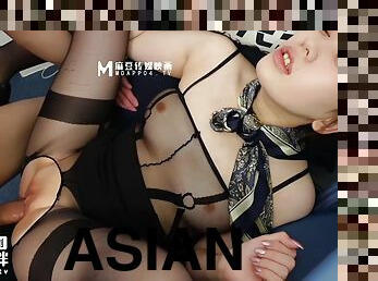 Horny Asian Flight Attendant Seduced Me - Fucked And Creampie Her Little Pussy