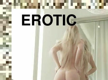 Erotic scens by blonde Carisha